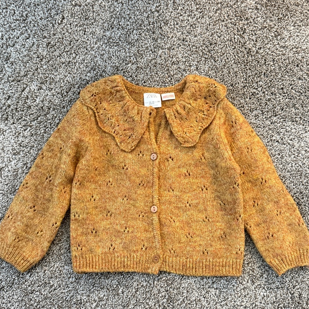 Zara baby sweater cardigan 12-18M